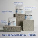 Wish Fusion Milk Thistle Liver Cleanse & Detox Supplement with Artichoke & Dandelion Complex for Liver Health & Antioxidant Support, Milk Thistle High Strength Detox 120 Vegan Capsules