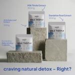 Wish Fusion Milk Thistle Liver Cleanse & Detox Supplement with Artichoke & Dandelion Complex for Liver Health & Antioxidant Support, Milk Thistle High Strength Detox 120 Vegan Capsules