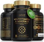 Award Winning A-Z Multivitamins and Minerals Boosted with Turmeric | Made in The UK | Vegan Multivitamin Tablets for Women & Men | 100% NRV Multivitamin with 28 Key Nutrients | 180 Capsules