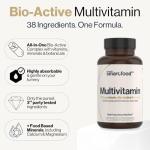Powerful Multivitamins and Minerals - Multivitamin Tablets for Men & Women - Highly Bioavailable Vitamins & Minerals - 38 Ingredients & Herbal Extracts - 120 Easy to Swallow Capsules - Made in The UK