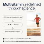Powerful Multivitamins and Minerals - Multivitamin Tablets for Men & Women - Highly Bioavailable Vitamins & Minerals - 38 Ingredients & Herbal Extracts - 120 Easy to Swallow Capsules - Made in The UK