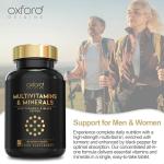 Award Winning A-Z Multivitamins and Minerals Boosted with Turmeric | Made in The UK | Vegan Multivitamin Tablets for Women & Men | 100% NRV Multivitamin with 28 Key Nutrients | 180 Capsules