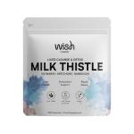 Wish Fusion Milk Thistle Liver Cleanse & Detox Supplement with Artichoke & Dandelion Complex for Liver Health & Antioxidant Support, Milk Thistle High Strength Detox 120 Vegan Capsules