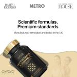 Award Winning A-Z Multivitamins and Minerals Boosted with Turmeric | Made in The UK | Vegan Multivitamin Tablets for Women & Men | 100% NRV Multivitamin with 28 Key Nutrients | 180 Capsules