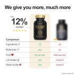 Award Winning A-Z Multivitamins and Minerals Boosted with Turmeric | Made in The UK | Vegan Multivitamin Tablets for Women & Men | 100% NRV Multivitamin with 28 Key Nutrients | 180 Capsules