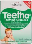 Teetha Baby Teething Granules (40 Sachets) 3+ Months, Homeopathic Relief For Soothing & Calming Teething Symptoms, Baby Teething Ready-Dosed Sachets