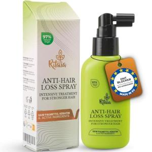 Ritalia® Hair Growth Spray | Hair Loss Treatment for Women & Men | Advanced Hair Regrowth Treatment with Saw Palmetto | DHT Blocker & Hair Growth Serum for Fuller Hair