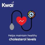 Kwai Heartcare 300mg Tablets - 30 Tablets (Pack of 1) - with Vitamin B1 and Standardised Garlic Extract - Odourless Vegan Tablets to Support Normal Heart Function and Healthy Cholesterol Levels