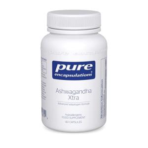 Pure Encapsulations Ashwagandha Xtra - Advanced Adaptogen Formula - Panax Ginseng, Siberian Ginseng & Rhodiola, 60 Capsules