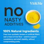 Berberine Supplement 90 Capsules, Flexible Dosage 500mg - 1000mg - 1500mg | 98% Pure Berberine HCL Clean High Strength | Blood Sugar Support, AMPK Metabolism, Heart & Gut Health, Vegan Non-GMO Vit&Me