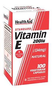 HealthAid Vitamin E 200iu, 100 Vegicaps