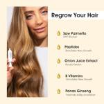 Scalp Microneedling Kit | Glowmedix Scalp Microneedling Pen & Hair Growth Serum | Multi-peptide Serum for Hair Growth for Men and Women| DHT blocker Saw Palmetto for Hair