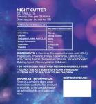 Night Cutter Fat Burner Tablets Fast Weight Loss Tabs Non-Stimulant Lose Weight Management Quick Pills - UK Made - 2 Months Supply (120)