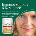 Nature's Best Siberian Ginseng 1500mg - Highly Researched Adaptogen - UK Made - 60 Tablets (2 Months' Supply)