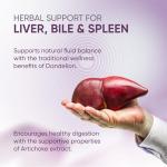 Vitaminnica Milk Thistle Complex | 80% Silymarin | High Strength Complex with Artichoke, Dandelion Root and Choline | 90 Capsules | 100% Vegan Supplement