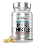 Organic Milk Thistle Supplement (80% Silymarin) 20,000mg – Milk Thistle High Strength Tablets, 60 Vegan Capsules