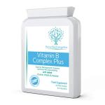 Vitamin B Complex Plus - 90 Capsules - Superior Methylated Formula with Added Choline, PABA & Inositol - Includes Essential Multi B-Vitamins B1, B2, B3, B5, B6, B12, Biotin & Folate