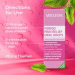 Weleda Period Pain Relief Oral Drops, Menstrual Cramps, with Melissa Cupro 3X - Lemon Balm, Homeopathic Product, Vegan, 25ml