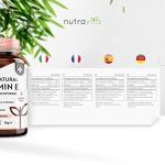 Nutravita Vitamin E 400IU D-Alpha Tocopherol – 100% Natural Vitamin E – 90 Vegan Capsules – Highly Absorbable – 3 Month Supply – Protects Cells from Oxidative Stress – Made in The UK