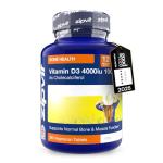 Zipvit Vitamin D3 4000 IU, 360 Maximum Strength Vitamin D Tablets, 12 Months Supply, Vegetarian, 1 a Day, VIT D3 As Cholecalciferol, Supports Bones Muscles, Immune System