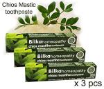 Homeopathic Toothpaste CHIOS MASTIC MASTIHA 3 pcs, NO Fluoride, Sugar, parabens