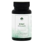Zinc Picolinate - 22mg Elemental Zinc - 120 Vegan Capsules - Chelated for Improved Absorption - Non-GMO, Made in The UK - G&G Vitamins
