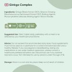 Ginkgo Biloba and Ginseng 6600mg - 365 Tablets - 1 Year Supply - 1 Tablet a Day - with Flavone Glycosides and Terpene Lactones - Vegan & Non-GMO - Ginseng and Ginkgo Biloba Complex Herbal Supplement