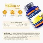 Zipvit Vitamin D3 4000 IU, 360 Maximum Strength Vitamin D Tablets, 12 Months Supply, Vegetarian, 1 a Day, VIT D3 As Cholecalciferol, Supports Bones Muscles, Immune System