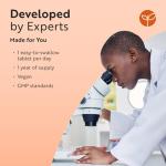 Nutravita Vitamin B12 1000mcg - 365 High Strength Vegan Tablets (1 Year Supply) - Max Strength B12 Supplement - Contributes to The Reduction of Tiredness and Fatigue - Made in The UK