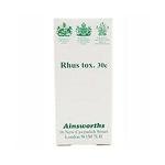 Ainsworths 30C Rhus Tox Homoeopathic Remedy - Pack of 120 Tablets