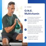 Pure Encapsulations O.N.E. Multivitamin - Comprehensive Once-Daily Multivitamin - with Vitamins A, B1, B2, B3, B5, B6, C, D, E, K, Folate & Selenium - 30 Capsules