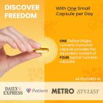 Advanced Turmeric and Black Pepper Capsules 4000mg, ONE per Day with Ginger Root | 90 Turmeric Tablets for Joint Care & Mobilty | Potent Tumeric Supplement Joints | 3 Month Supply | Made in The UK