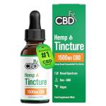 CBDfx 1500mg CBD High Strength CBD Oil, Improved Purity, Natural, Vegan, Non-GMO, Broad Spectrum, CBD Drops Blended with MCT Oil, No THC, 30ml (30 Days)