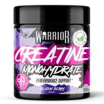 Warrior Creatine Monohydrate Powder 300g (90 Servings) – Pure Micronised Creatine Powder Supplement for Men & Women, Pre & Post Workout Strength, Muscle Growth & Recovery, Vegan – Blazin Berry