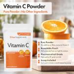 Vitamin C Powder 100g - Ascorbic Acid | 100% Pure British Pharmaceutical Grade | Non-GMO | Scoop Included