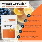 Vitamin C Powder 100g - Ascorbic Acid | 100% Pure British Pharmaceutical Grade | Non-GMO | Scoop Included