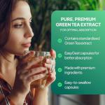 Green Tea Extract 3,000mg | with Added Thiamin, Riboflavin & Chromium | Supports Energy, Metabolism & Antioxidant Defence | Vegan-Friendly | 180 Capsules = 2 Months' Supply | Manufactured in The UK