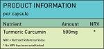 Turmeric Curcumin 500mg Anti Inflammatory & Antioxidant Supplements | 120 Capsules