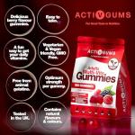 Adults Multivitamins 180 Vegan Gummies | 90 Days Supply | 11 Essential Vitamins & Minerals A,D,E,C,B3,B6,B5,B12, Biotin, Zinc & Iodine | | Resealable & Recyclable Pouch | For Men & Women by ActivGums®