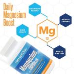 NaturesPlus Magnesium Supplement - 400mg Active Magnesium Citrate Supplement - Energy and Stress Relief for Mind and Body - Vegan, Gluten Free - 120 Capsules