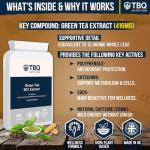 Green Tea Extract 500mg (30:1, 12,480mg Equivalent) – 90 Capsules | High Strength with EGCG & Polyphenols | UK-Made Supplement