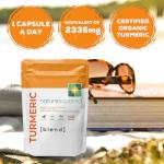NATURE SQUARED Turmeric [Blend]: Premium Turmeric (2335mg) and Black Pepper Capsules with 95% Curcumin&MCTs - 240 High Strength Capsules - 8 Month Supply - Vegan - Non GMO - Gluten Free - GMP- UK Made