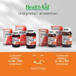 HealthAid Vitamin C 1000 mg - Chewable, 100 Vegetarian Tablets