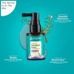 Pilgrim RootActive Anti-Hairfall Serum With Spanish Rosemary, Caffeine, Biotin, Capilia Longa, Saw Palmetto (30ml) | Strengthens Hair Roots, Reduces hair loss & Increases Hair Density | Men and Women