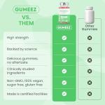 GUMEEZ Milk Thistle Gummies 1200mg – High Strength Liver Detox & Cleanse Supplement with Dandelion Root Extract – Supports Liver Health, Antioxidant & Wellness – Strawberry Flavour – 30 Day Supply