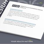 Nutravita Magnesium Supplements 500mg - 120 Vegan High Strength Tablets – 4 Month Supply – Supports Muscle Function, Tiredness, Energy, Bones, Nervous System - Letterbox Friendly - UK Made