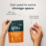 Vitamin D 1000iu - 1 Year Supply, 365 Easy-Swallow Vitamin D Tablets, Vegetarian D3, High Strength Immune Support Supplement - Awarded by The Independent UK