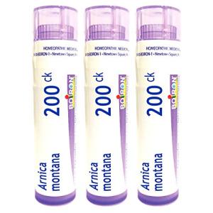 Boiron Arnica Montana 200Ck Homeopathic Medicine for Muscle Pain and Stiffness - Pack of 3 (240 Pellets)