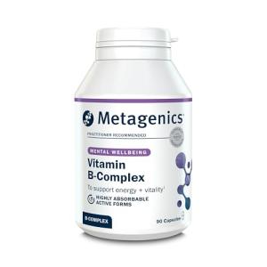 Metagenics High Strength Vitamin B Complex - Reduction of Tiredness and Fatigue - Supplement with Folate, Vitamin B6 + B12, Inositol & Choline - 90 Capsules