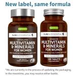 Igennus Methylated Women's Multivitamin with Gentle Iron, 21 Active Nutrients, Pure & Clean, All Day Nutrient Delivery, High Strength B-Vitamins, Easy-to-Swallow, 180 Vegan Tablets, 90 Servings